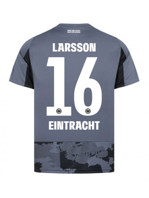 Eintracht Frankfurt Hugo Larsson #16 Replika Tredje Kläder 2025-26 Kortärmad Eintracht Frankfurt Hugo Larsson #16 Replika Tredje Kläder 2025-26 Kortärmad